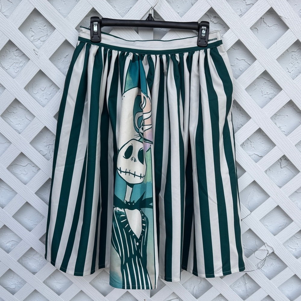 Unique Vintage Nightmare Before Christmas Stripped Skirt